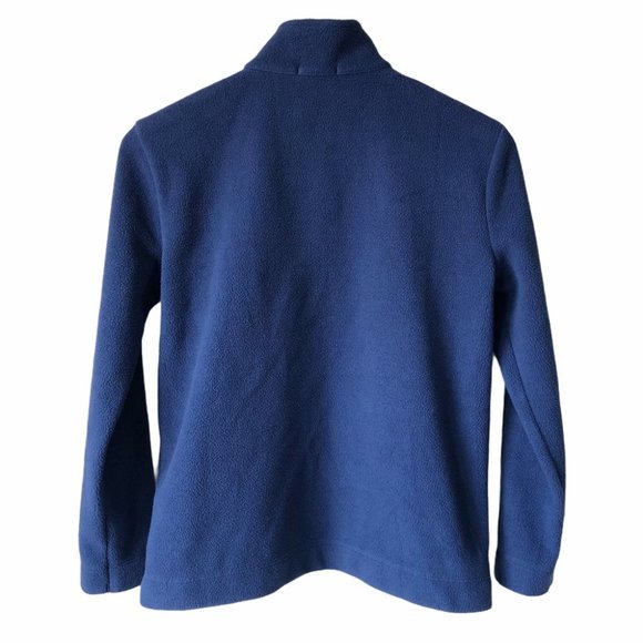 Vineyard Vines Girls’ Navy Pink Fleece Pullover L - Picture 2 of 8